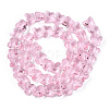 Transparent Glass Beads GLAA-Q066-14mm-B17-3