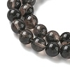 Natural Ice Obsidian Beads Strands X-G-P590-A03-8mm-02-4