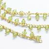 Natural Peridot Handmade Beaded Chains CHC-P003-11L-4