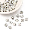 Polymer Clay Rhinestone Beads RB-H284-6MM-AB-1
