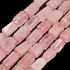 Natural Rose Quartz Beads Strands G-M403-B18-2