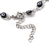 Evil Eye Plastic Link Chain Necklace NJEW-H169-03P-04-3