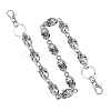 Skull Zinc Alloy Link Chain Belts AJEW-WH0070-24AS-7
