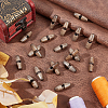 50Pcs 1-Hole Wood Buttons BUTT-UN0001-27A-2