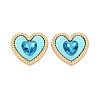Rack Plating Spray Painted Alloy Glass Cabochons PALLOY-S143-09D-1