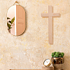 Wooden Cross Hanging Wall Decorations HJEW-WH0036-45-6