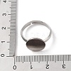Non-Tarnish 304 Stainless Steel Pad Ring Settings STAS-K278-11D-P-5