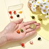 12Pcs 12 Styles Brass Acrylic Pendants OACR-CJ0002-68-4
