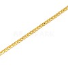 Ion Plating(IP) 304 Stainless Steel Curb Chain/Twisted Chain Necklaces STAS-F143-16G-2