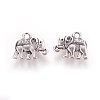 Vintage Elephant Charms PALLOY-ZN-47017-AS-FF-2