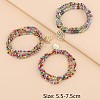 3Pcs Alloy Charm Bracelets FS-WGD51AD-01-2