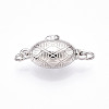 925 Sterling Silver Box Clasps STER-T007-135P-1