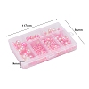 497Pcs 5 Style Rainbow ABS Plastic Imitation Pearl Beads OACR-YW0001-07D-5