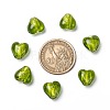 Handmade Silver Foil Glass Beads FOIL-R050-12x8mm-7-7