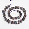 Electroplate Natural Druzy Crystal Bead Strands G-F304-03S-C-2