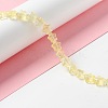 Transparent Glass Beads Strand GLAA-F112-02D-2