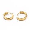 Acrylic Pearl Beaded Hoop Earrings X-EJEW-K093-10G-2