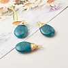 Natural Apatite Pendants X-PALLOY-JF00878-5