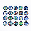 Glass Cabochons GGLA-S036-18A-1