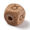 Natural Wood Constellation Beads WOOD-M002-02-1