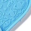 DIY Realistic Style Heart Pendant Silicone Molds DIY-G083-03-4