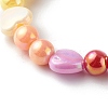 Opaque Acrylic Beads Stretch Bracelet Sets for Kids BJEW-JB06406-7