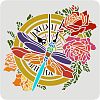 Large Plastic Reusable Drawing Painting Stencils Templates DIY-WH0172-835-1