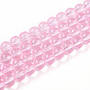 Baking Paint Transparent Glass Beads X1-DGLA-N006-8mm-01-1