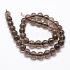 Natural Smoky Quartz Bead Strands G-G735-28-12mm-2