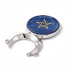 Natural Lapis Lazuli Dyed Connector Charms G-G983-02P-05-4