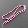 Painted Glass Beads Strands X-DGLA-S071-8mm-37-2