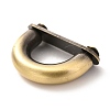 Zinc Alloy D Clasps PALLOY-A068-02AB-3