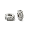 Brass Micro Pave Clear Cubic Zirconia Beads LS-ZIRC-I038-31P-1