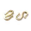 Brass S Hook Clasps KK-L205-04-3