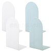 4Pcs 2 Colors Plastic Bookend Display Stands AJEW-CA0004-09-1