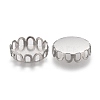 Tarnish Resistant 304 Stainless Steel Cabochon Settings STAS-P249-16G-P-2