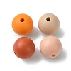 Round Food Grade Eco-Friendly Silicone Focal Beads SIL-F003-01A-2
