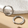 Tarnish Resistant 202 Stainless Steel Huggie Hoop Earrings EJEW-F111A-14mm-P-2