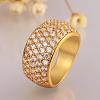 Classic Brass Cubic Zirconia Wide Band Rings for Women RJEW-BB08100-7G-3