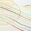 6 strands 6 colors Transparent Glass Beads Strands GLAA-TA0001-25-15