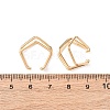 304 Stainless Steel Triple Pentagon Cuff Earrings EJEW-K268-88G-5