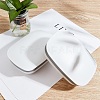 Plastic Soap Container Travel Soap Case Holder Soap Dishes with Linen Soap Bag for Home Bathroom Outdoor AJEW-BC0004-02-5