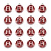 Platinum Plated Alloy Enamel Charms LS-ENAM-S118-03H-P-2