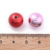 Christmas Theme UV Plating Acrylic Beads PACR-B003-01A-3