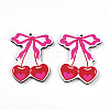Printed Wood Pendants WOOD-T032-04H-1
