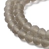 Transparent Glass Beads Strands EGLA-A034-T6mm-MD16-4