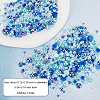 Opaque & Transparent Resin Cabochons RESI-WH0034-08B-2