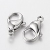 Tarnish Resistant 316 Surgical Stainless Steel Lobster Claw Clasps X-316-FL18A-2