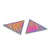 Ion Plating(IP) 304 Stainless Steel Pendants STAS-B031-18R-3