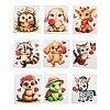 9Pcs 9 Styles Plastic Heat Transfer Film Logo Stickers Set DIY-XCP0012-12-1